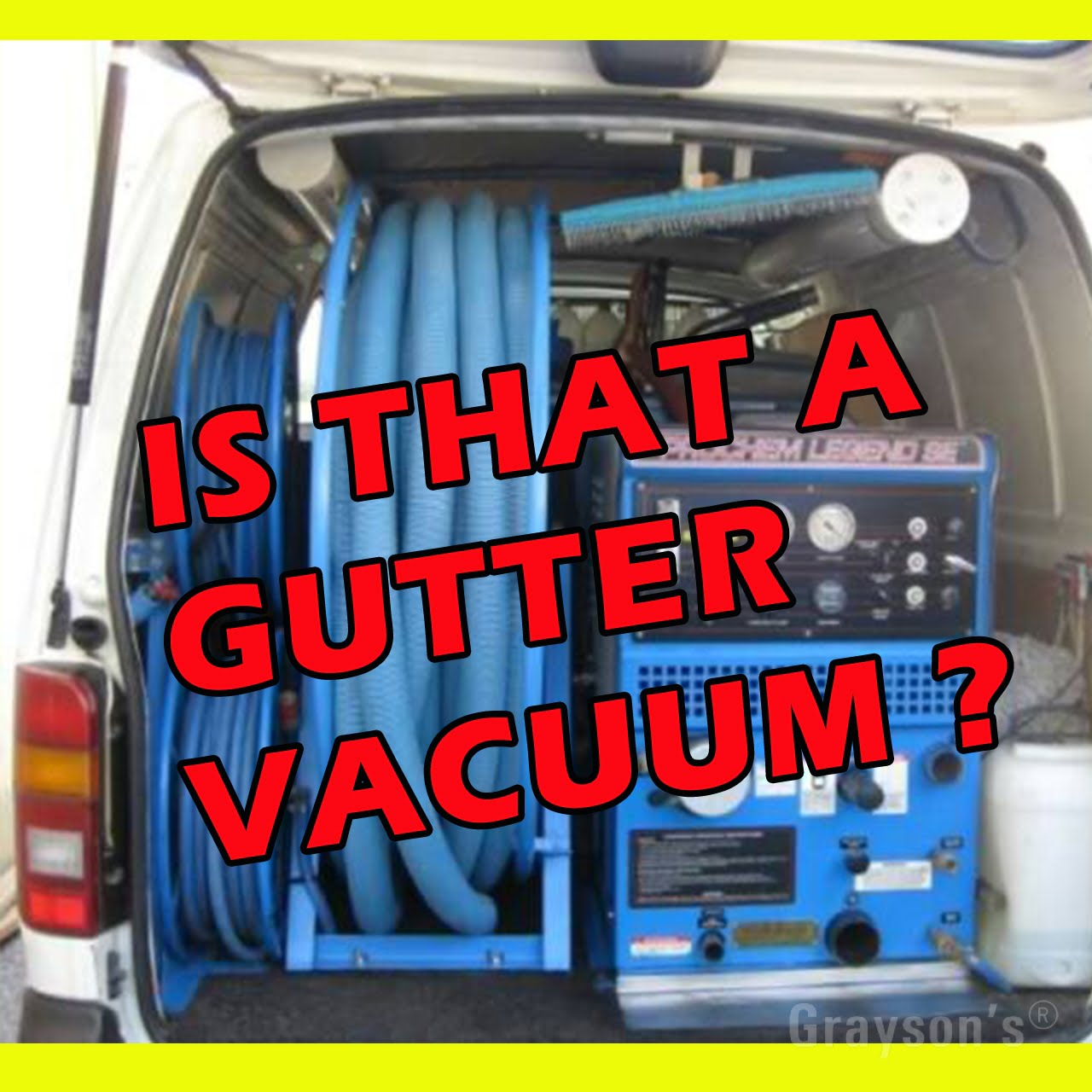 Gutter vacuuming
