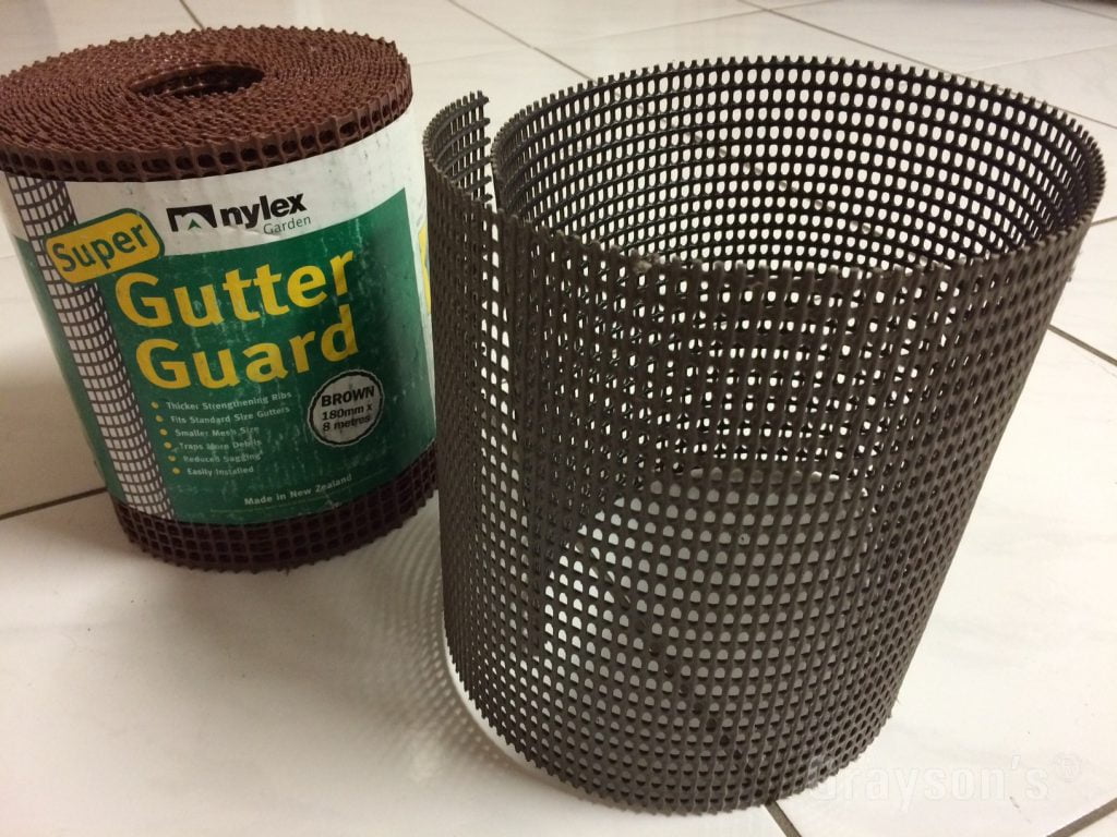 Super Nylex on the left, modern Aussie made mesh on the right