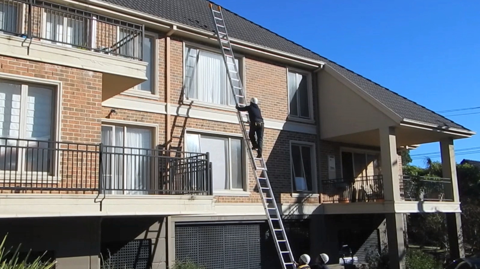 Ladders for gutter cleaning