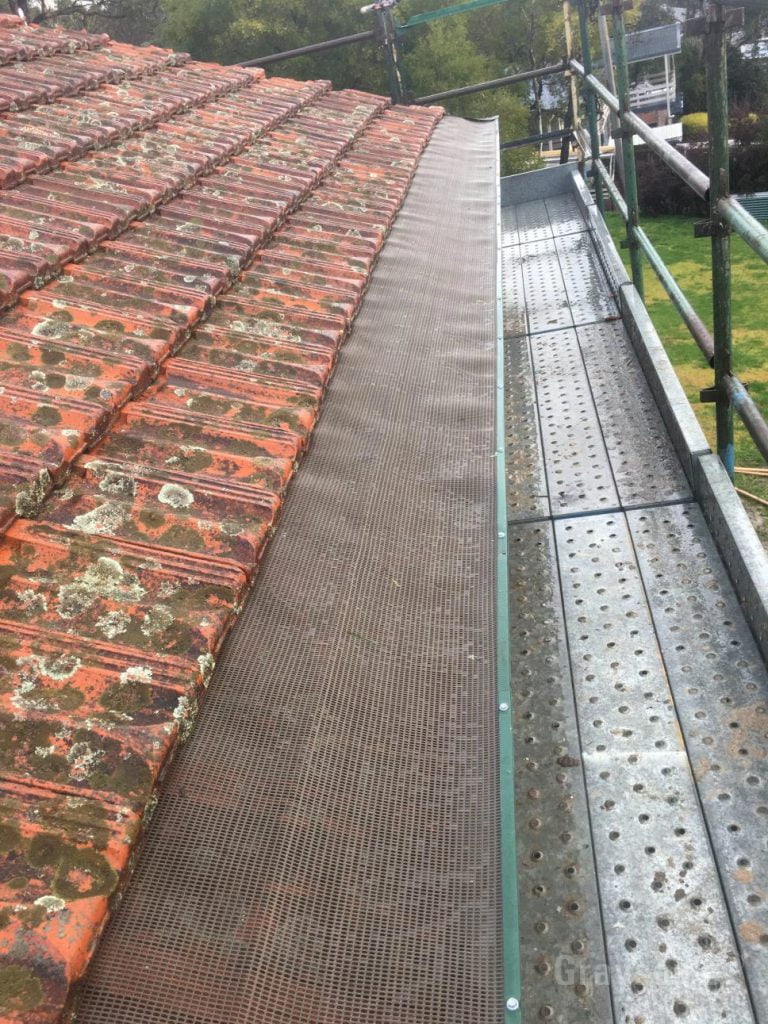 gutter protection mesh