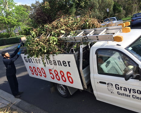 gutter cleaning rubbish removal
