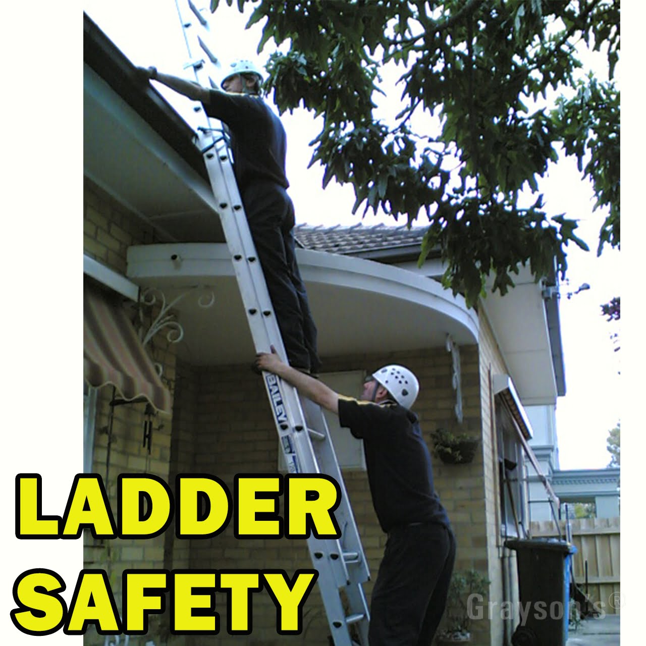 Ladder safety at work and home