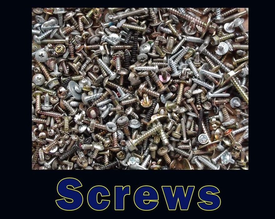 Piles of screws found blocking gutters