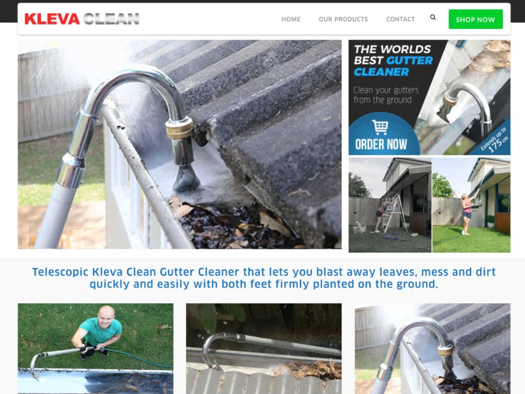 Gutter Cleaner PRO - Telescopic Pressure Cleaner – Kleva Range